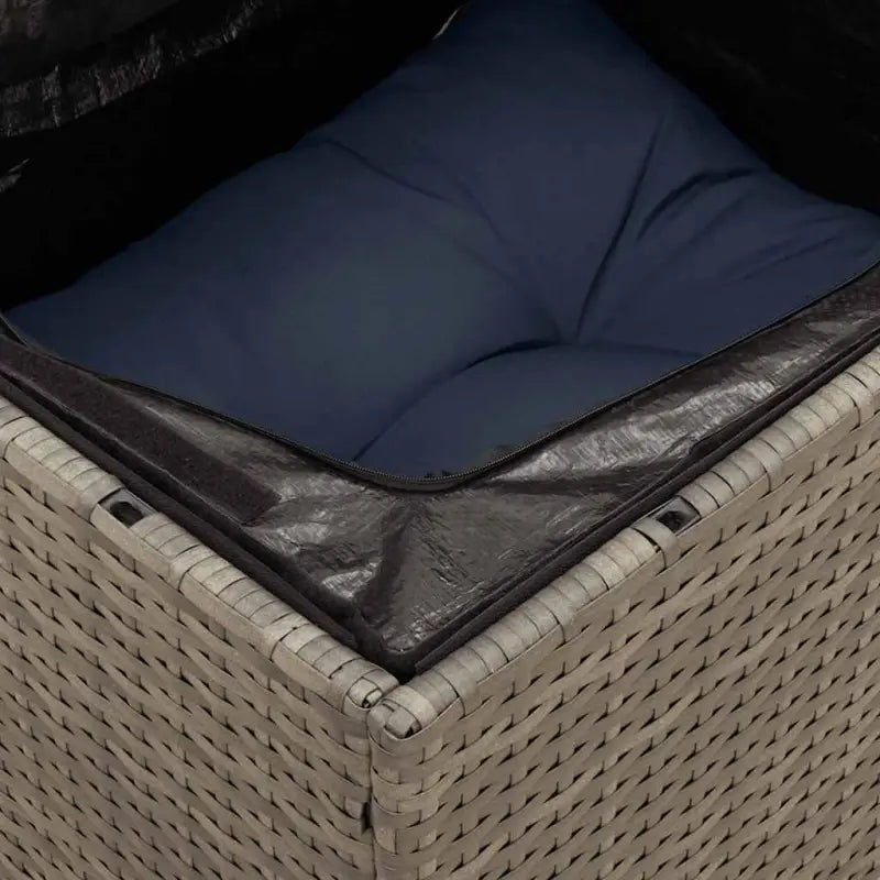 Grijze tuin loungeset met waterdichte tas en gepoedercoat staal - Grijs - Tuinsets