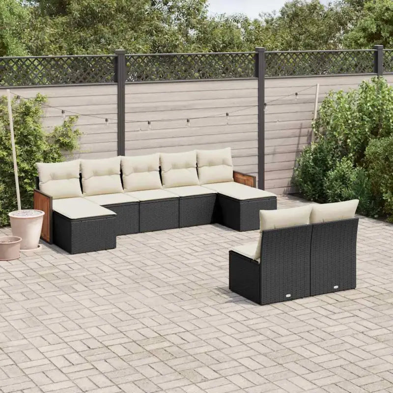 Grijze tuinset met gepoedercoat staal en waterdichte zak voor buiten - Zwart en crème / Zonder tafel - Tuinsets