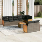 Grijze Tuinset met Waterdichte Tas en Gepoedercoat Staal voor Buiten gerust - Grijs / Met tafel - Tuinsets