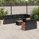 Grijze Tuinset met Waterdichte Tas en Gepoedercoat Staal voor Buiten gerust - Zwart / Met tafel - Tuinsets