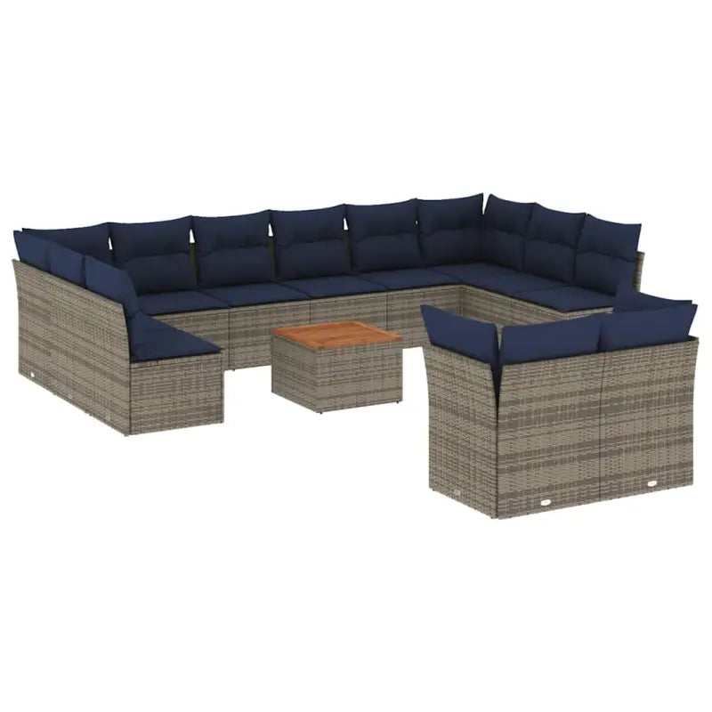 Grijze tuinset met waterdichte tas en gepoedercoat stalen frame - Grijs - Tuinsets