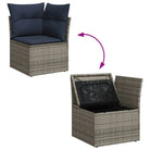 Grijze tuinset met waterdichte tas en gepoedercoat stalen frame - Grijs - Tuinsets