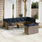 Grijze tuinset met waterdichte tas en gepoedercoat stalen frame - Grijs - Tuinsets
