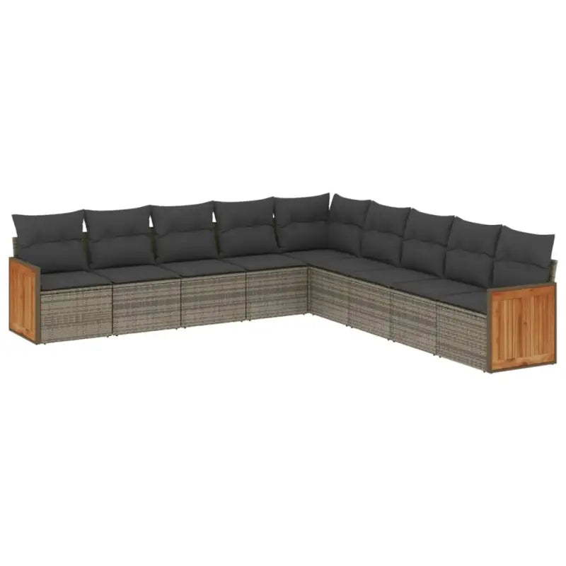 Grijze tuinset met waterdichte zak en gepoedercoat staal voor buiten - Tuinsets