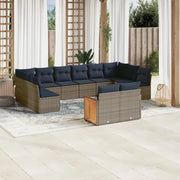 Grijze tuinset met waterdichte zak en gepoedercoat staal voor buiten - Tuinsets