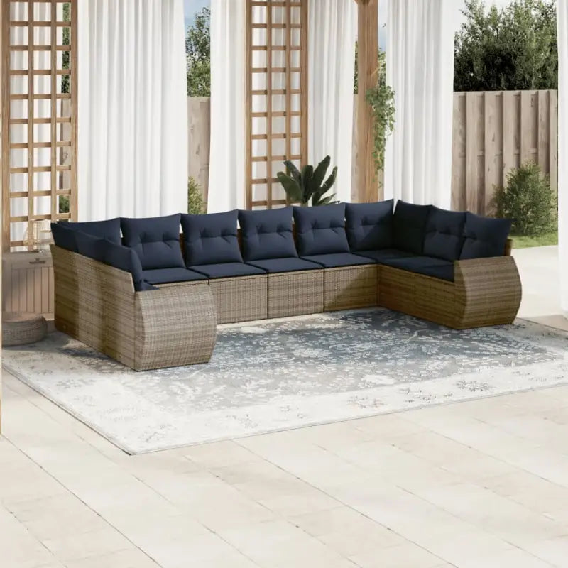 Grijze tuinset van gepoedercoat staal met waterdichte tas en comfortabele zitruimte - Grijs / Zonder tafel - Tuinsets