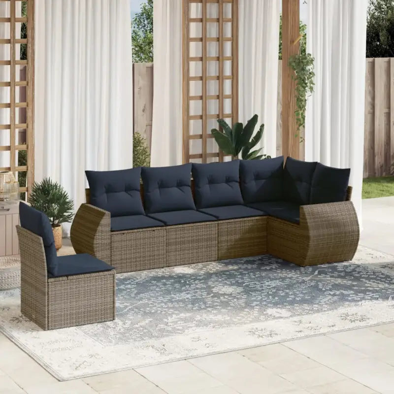 Grijze tuinset van gepoedercoat staal met waterdichte tas en comfortabele zitruimte - Tuinsets