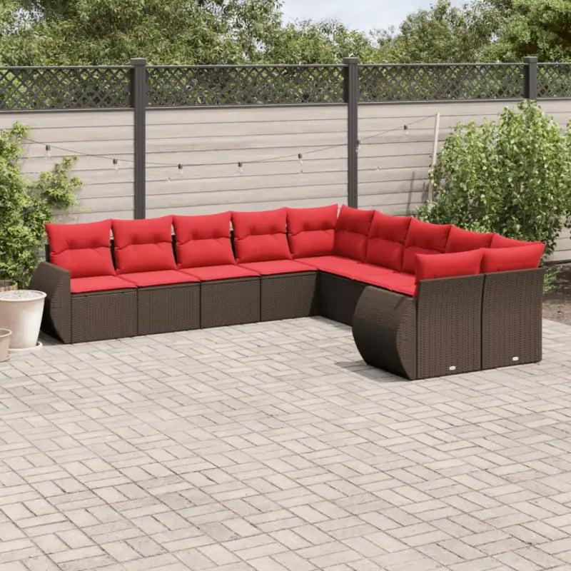Grijze tuinset van gepoedercoat staal met waterdichte tas en comfortabele zit - Bruin / Zonder tafel - Tuinsets