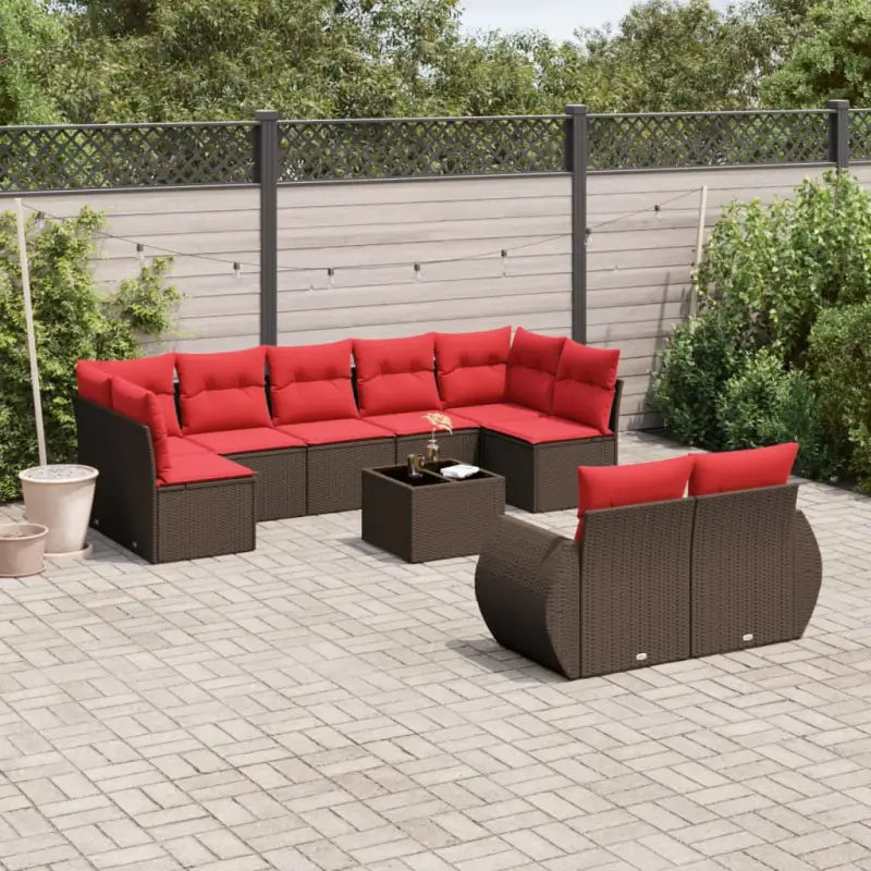 Grijze tuinset van gepoedercoat staal met waterdichte tas en comfortabele afmetingen - Bruin / Met tafel - Tuinsets