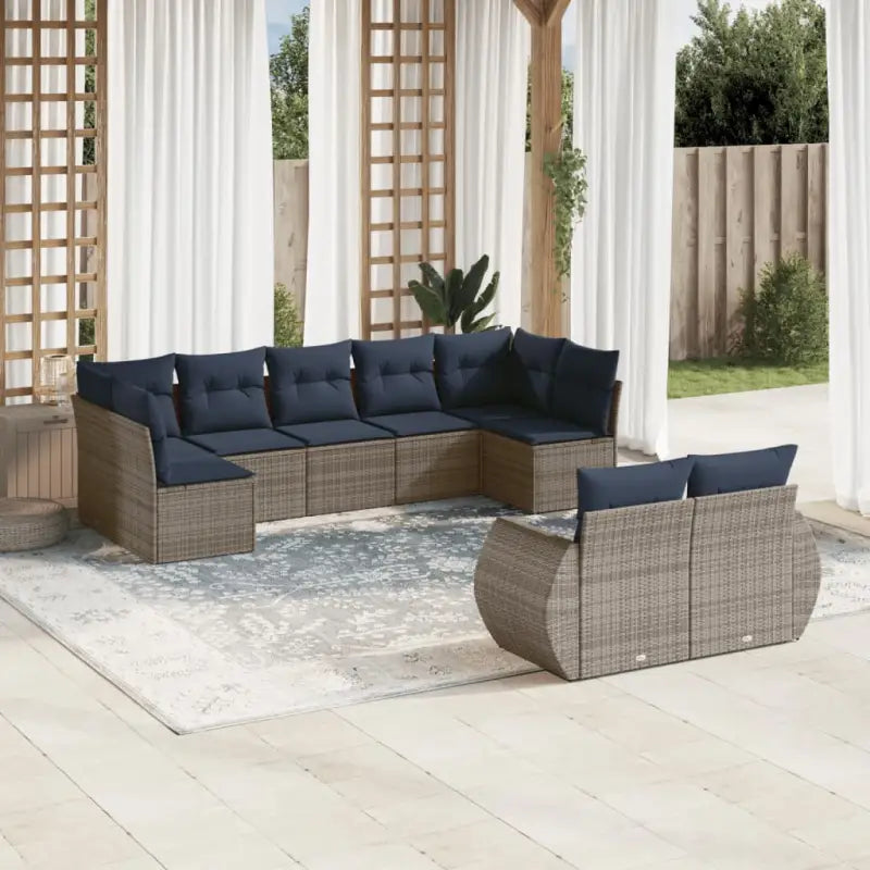 Grijze tuinset van gepoedercoat staal met waterdichte tas en comfortabele afmetingen - Grijs / Zonder tafel - Tuinsets