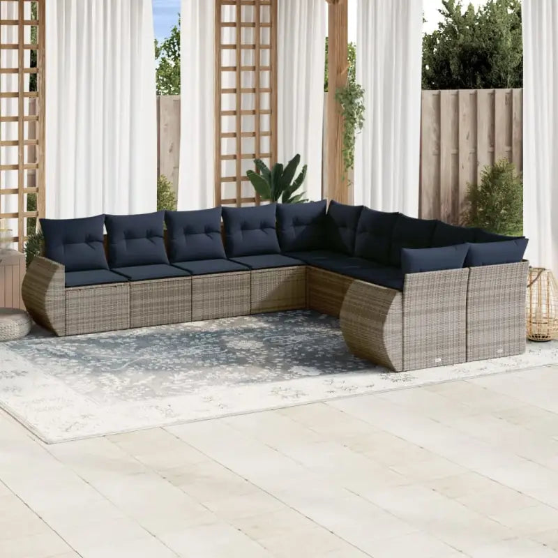 Grijze tuinset van gepoedercoat staal met waterdichte tas en comfortabele zit - Tuinsets