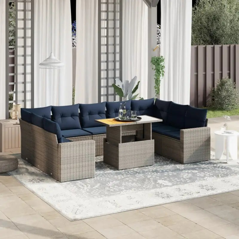 Grijze tuinstoelenset met gepoedercoat staal voor comfortabel buitenplezier - Tuinsets
