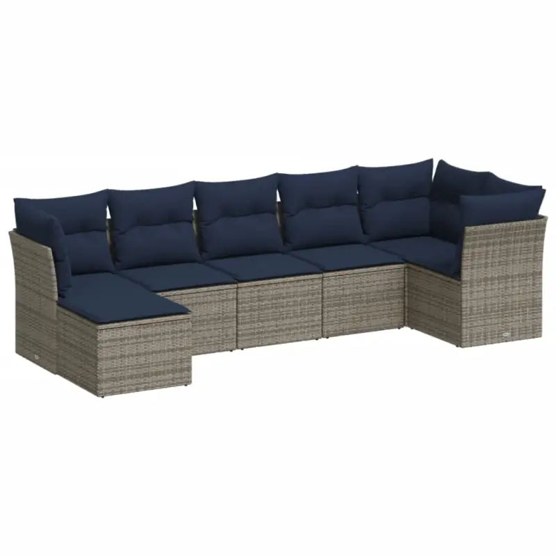 Grijze tuintafel set van gepoedercoat staal met comfortabele afmetingen - Tuinsets