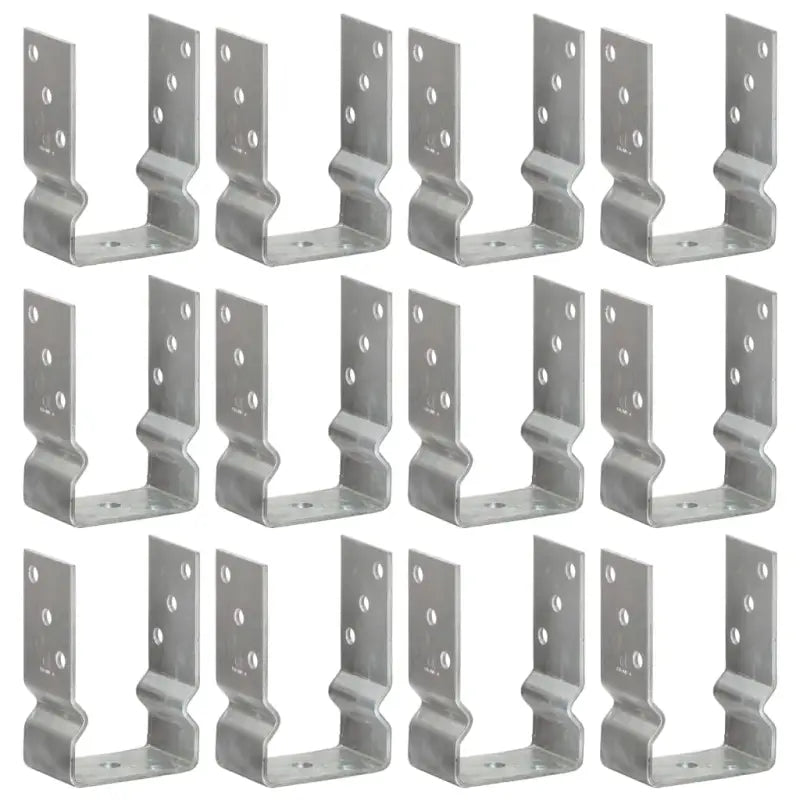 Grondankers met stevige constructie en voorgeboorde gaten for duurzame buitenruimte - 9 x 6 x 15 cm / 12 - Grondankers