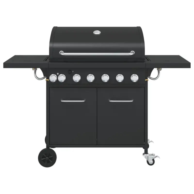 Grote gasbarbecue met ingebouwde thermometer en gepoedercoat staal - Barbecues