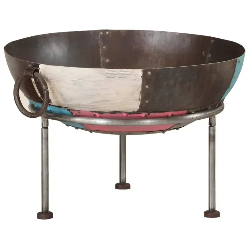 Grote schaal vuurplaats voor warmte en sfeer in je tuin of terras - Multikleur / Ø 55 cm - Haarden