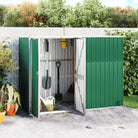 Grote tuinhuizen van gegalvaniseerd staal voor gereedschap en accessoires - Groen / 225 x 89 x 161 cm / 1 - Tuinhuizen