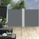 Grote zijluifel voor privacy en bescherming tegen wind en zon - Antraciet / 140 x 600 cm / 1 - Parasols en zonneschermen
