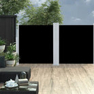 Grote zijluifel voor privacy en bescherming tegen wind en zon - Zwart / 120 x 600 cm / 1 - Parasols en zonneschermen