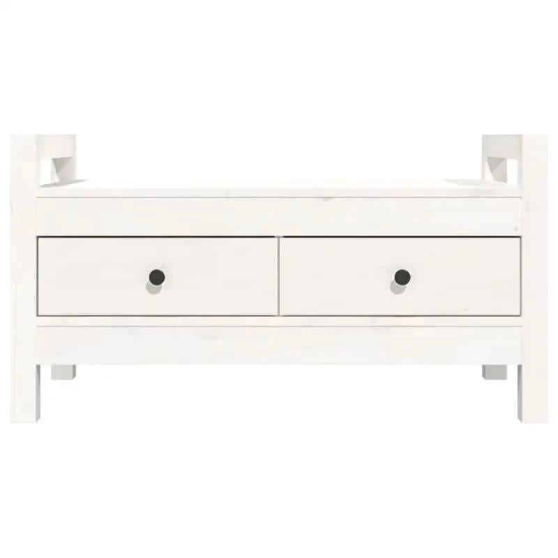 Halbankje van massief grenenhout voor een warme entree