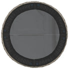 Halfronde loungeset in grijs materiaal met gepoedercoat staal for tuin of terras - Loungebanken