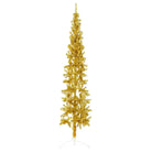 Halve kunstkerstboom voor een gezellige feestdagen sfeer - Goud / 180 cm / 1 - Kerstbomen