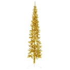 Halve kunstkerstboom voor een gezellige feestdagen sfeer - Goud / 240 cm / 1 - Kerstbomen