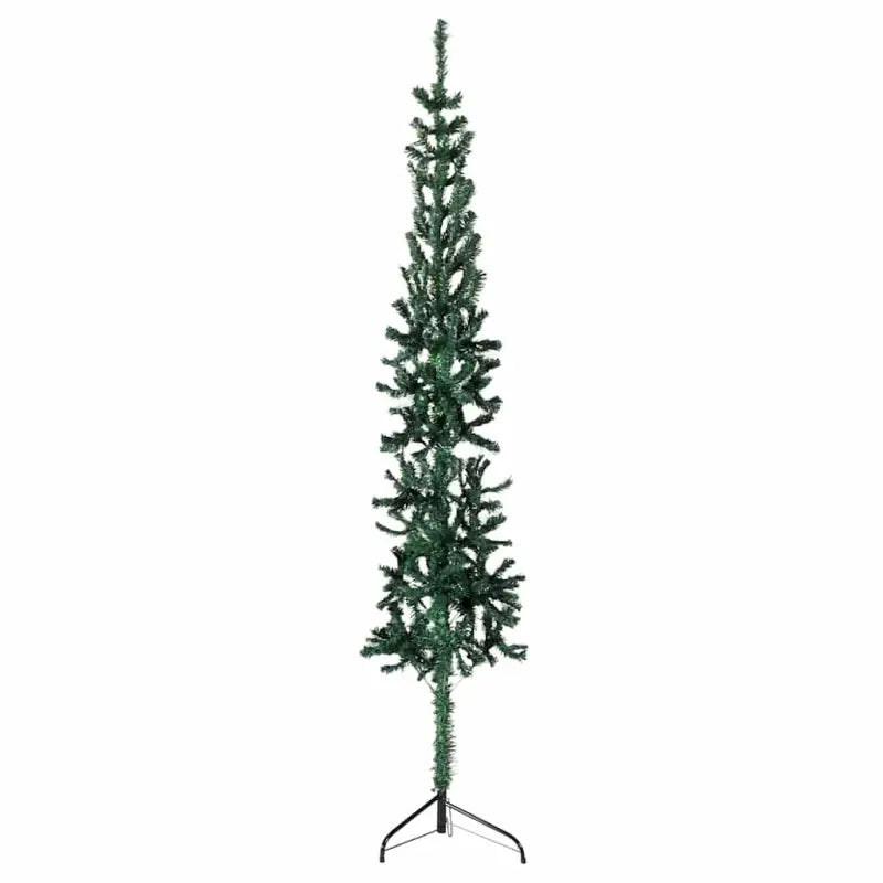 Halve kunstkerstboom voor een gezellige feestdagen sfeer - Groen / 120 cm / 1 - Kerstbomen