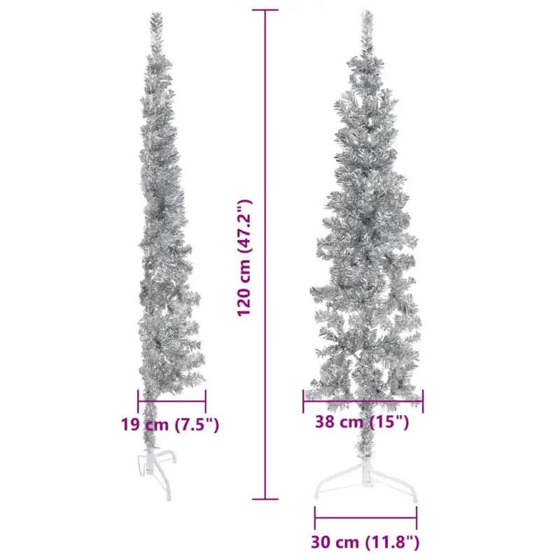 Halve kunstkerstboom voor een gezellige feestdagen sfeer - Kerstbomen