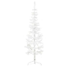 Halve kunstkerstboom voor een gezellige feestdagen sfeer - Wit / 150 cm / 1 - Kerstbomen