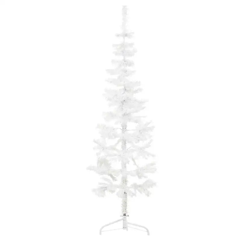 Halve kunstkerstboom voor een gezellige feestdagen sfeer - Wit / 150 cm / 1 - Kerstbomen