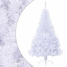Halve kunstkerstboom voor een volle en realistische feestdagen sfeer - Wit / 150 x 95 cm / 1 - Kerstbomen