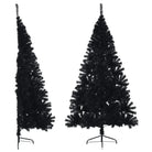 Halve kunstkerstboom voor een volle en realistische feestdagen sfeer - Kerstbomen