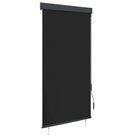 Handbediend tuinrolgordijn voor balkon tuin of terras - Antraciet / 100 x 250 cm - Jaloezieën & rolgordijnen