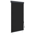 Handbediend tuinrolgordijn voor balkon tuin of terras - Antraciet / 80 x 250 cm - Jaloezieën & rolgordijnen