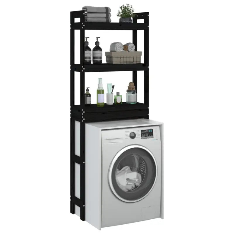 Handdoekrek of houder van massief grenenhout voor je badkamer - Handdoekrekken & -houders