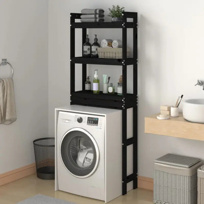 Handdoekrek of houder van massief grenenhout voor je badkamer - Handdoekrekken & -houders