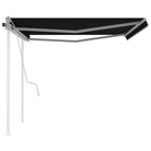 Handmatige uitschuifbare terrasluifel met gepoedercoat aluminium frame - Zonwering