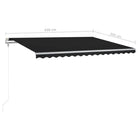 Handmatige uitschuifbare terrasluifel met gepoedercoat aluminium frame - Zonwering