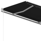 Handmatige uitschuifbare terrasluifel met gepoedercoat aluminium frame - Zonwering