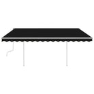 Handmatige uitschuifbare terrasluifel met gepoedercoat aluminium frame - Zonwering