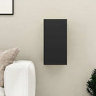 Hangende Tv-meubel van bewerkt hout voor een trendy woonkamer sfeer - Zwart / 1 / 60 cm - Tv-meubels