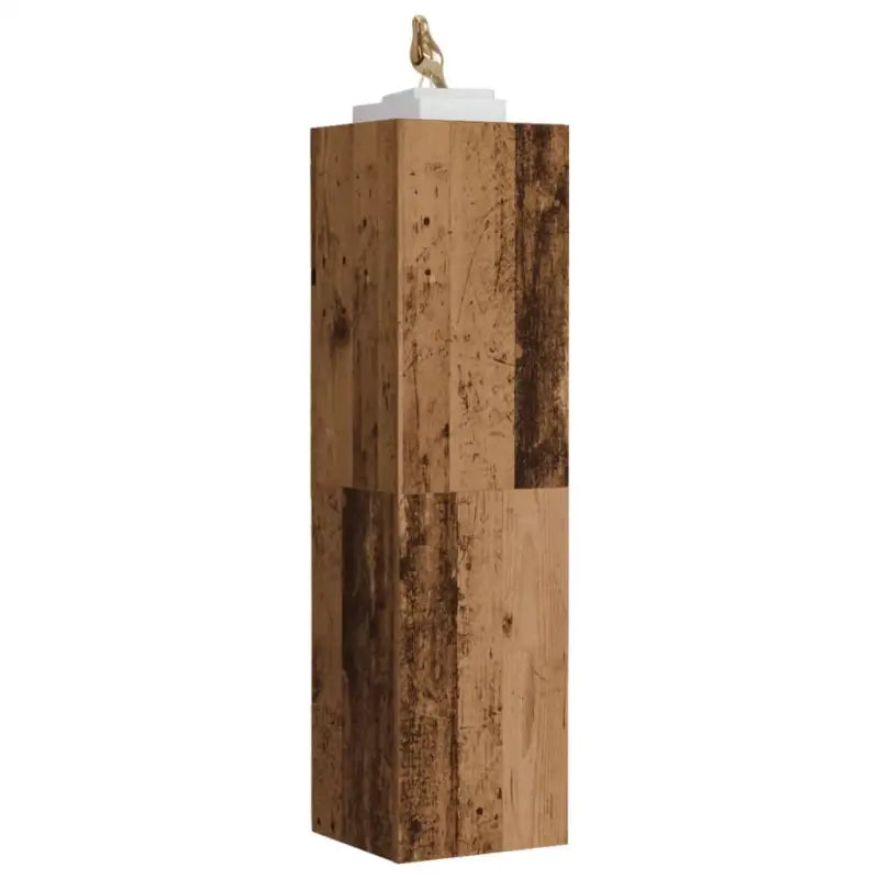 Hangende Tv-meubel van bewerkt hout voor een trendy woonkamer sfeer - Oud hout / 1 / 110 cm - Tv-meubels