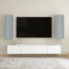 Hangende Tv-meubel van bewerkt hout voor een trendy woonkamer sfeer - Grijs sonoma / 2 / 90 cm - Tv-meubels
