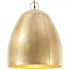 Hanglamp met witte coating voor woonkamer en eetkamer interieur - Koper / Ø 42 cm / 1 - Lampen