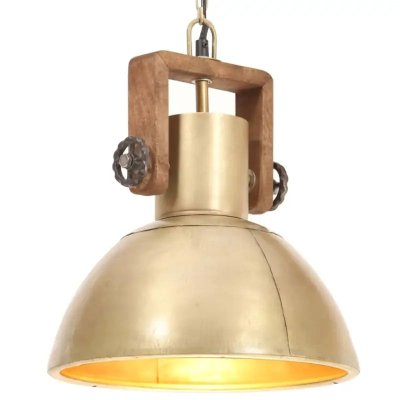 Hanglamp van massief gerecycled hout voor woonkamer en eetkamer - Koper / Ø 30 cm / 1 - Lampen