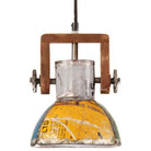 Hanglamp van massief gerecycled hout voor woonkamer en eetkamer - Lampen