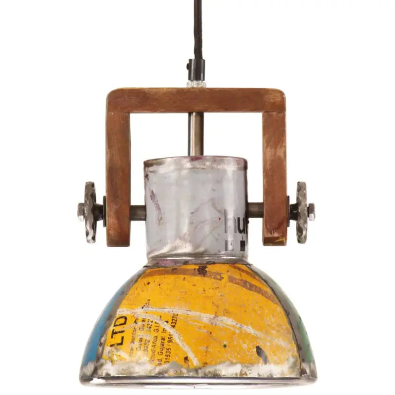 Hanglamp van massief gerecycled hout voor woonkamer en eetkamer - Lampen