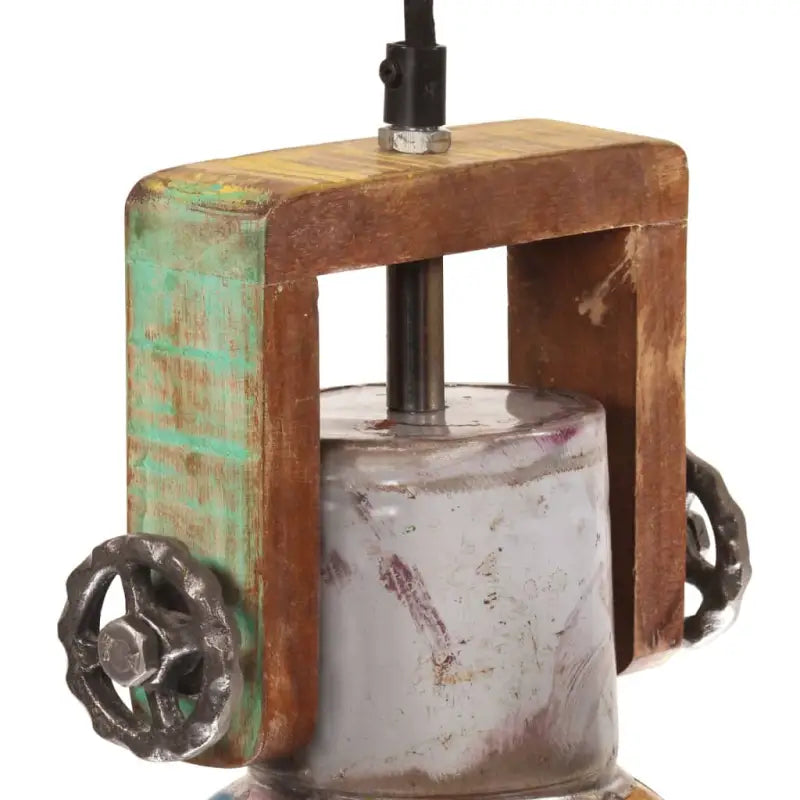 Hanglamp van massief gerecycled hout voor woonkamer en eetkamer - Lampen