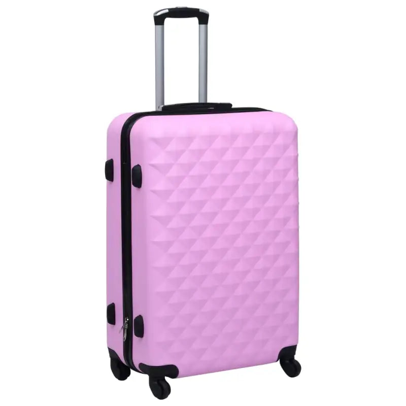 Harderolkoffer met veilige sluitingen voor reizen en vakantie - Roze / 1 / 4 - Koffers
